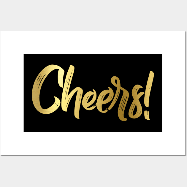 Cheers Wall Art by WordFandom